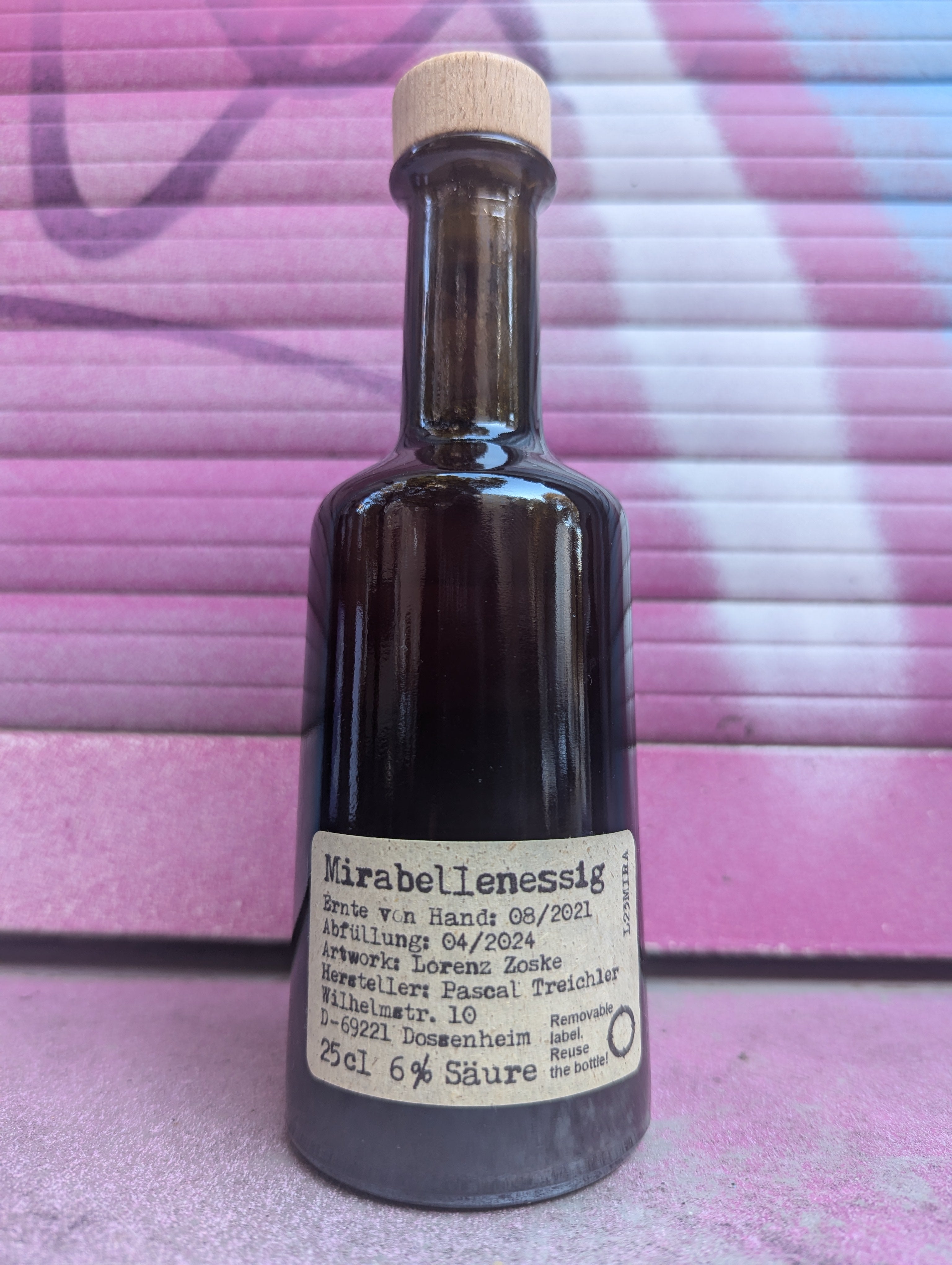 Pascal Treichler - Mirabelle - Vinegar