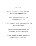 Tasting 14. May 2026